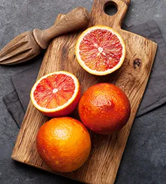 Orange sanguine recette ail noir