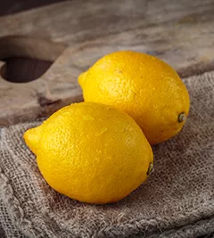 citron jaune pour recette à l'ail noir