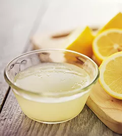 recette avec jus de citron