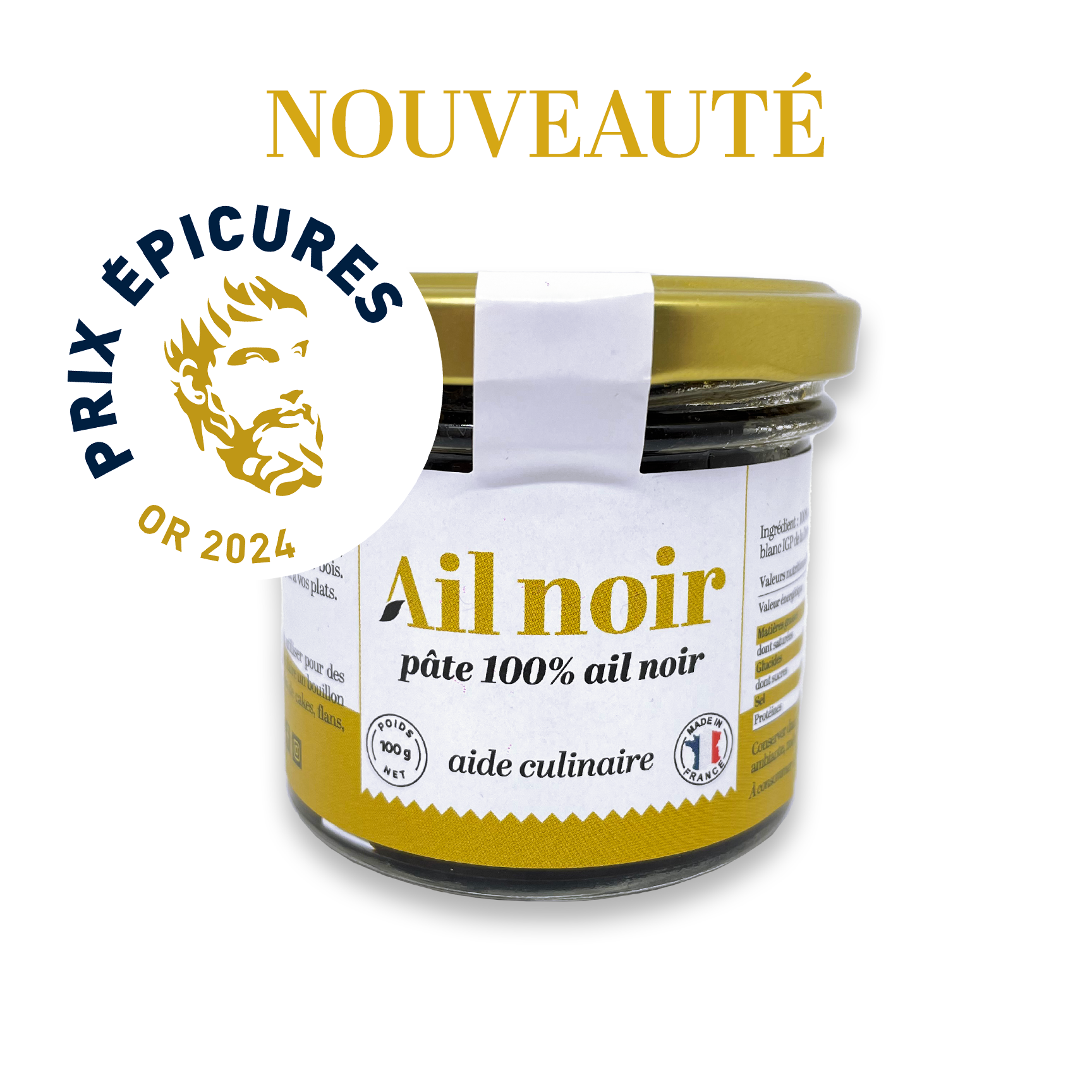 Pâte 100% ail noir Maison Boutarin EPICURE OR 2024