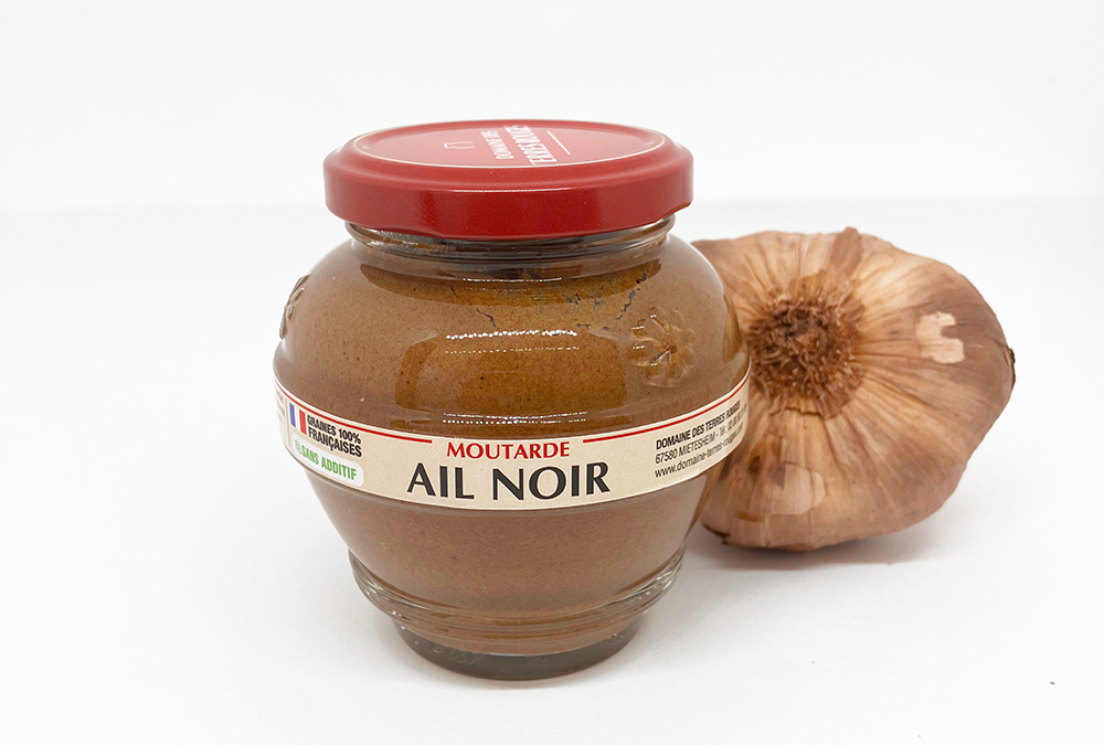 Moutarde ail noir Boutarin et Domaine Terres Rouges